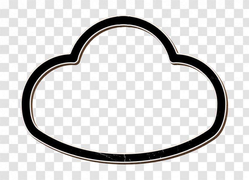 Cloud Icon Cloudy Data - Oval Heart Transparent PNG