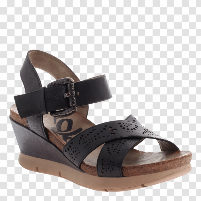 Otbt Gearhart Women's Wedge Shoes Black : 7.5 M Sandal Slide Product Transparent PNG