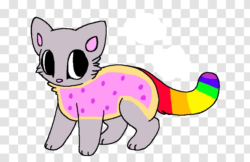 Kitten Whiskers Nyan Cat Meow - Pusheen Transparent PNG