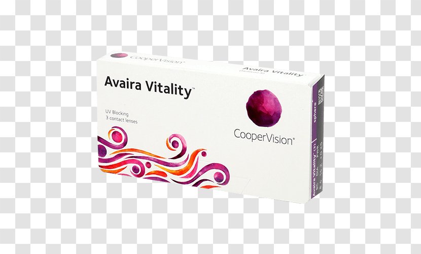 Contact Lenses CooperVision Avaira Vitality Lens - Hydrogel - Glasses Transparent PNG