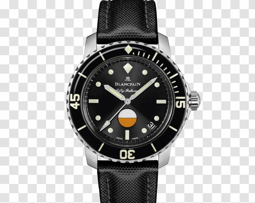 Baselworld Blancpain Fifty Fathoms Diving Watch - Strap Transparent PNG