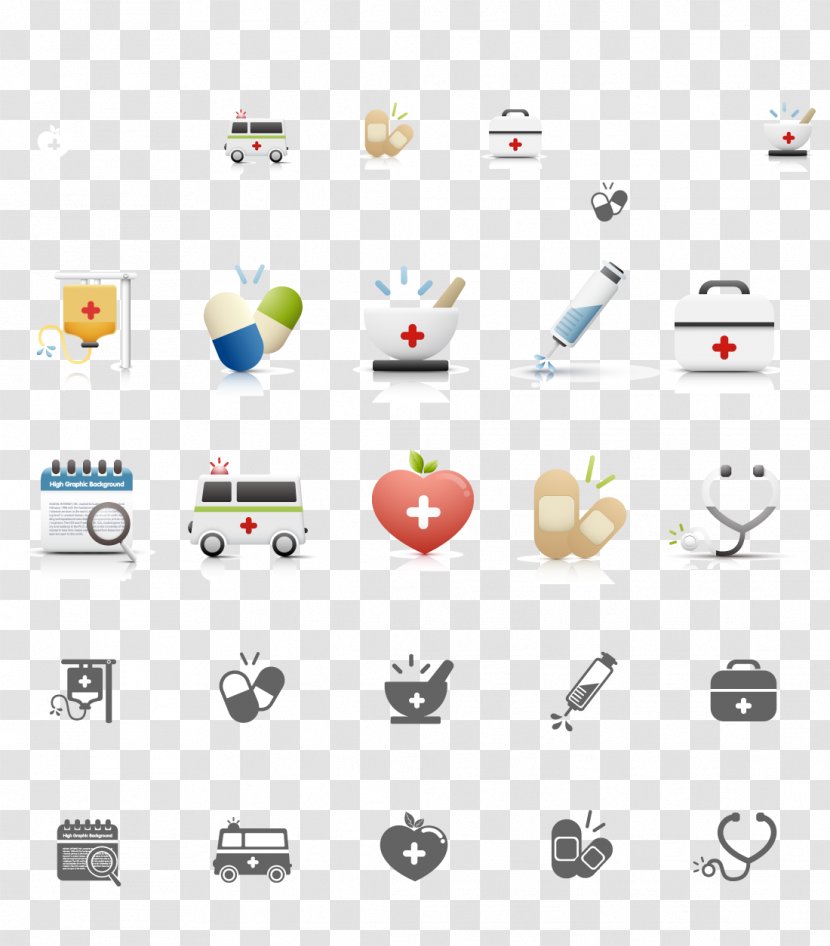 Hospital Health Care Icon - Medical Equipment - Capsule Ambulance Needle Button Transparent PNG