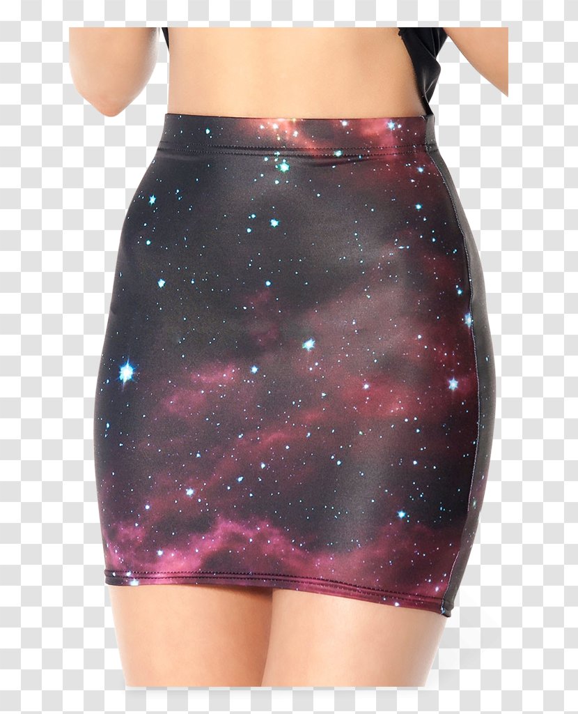 Miniskirt Waist - Magenta - Pink Galaxy Transparent PNG