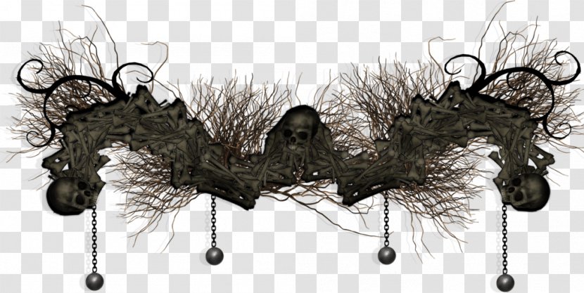Skull Clip Art - Bone - Gothic Clipart Transparent PNG
