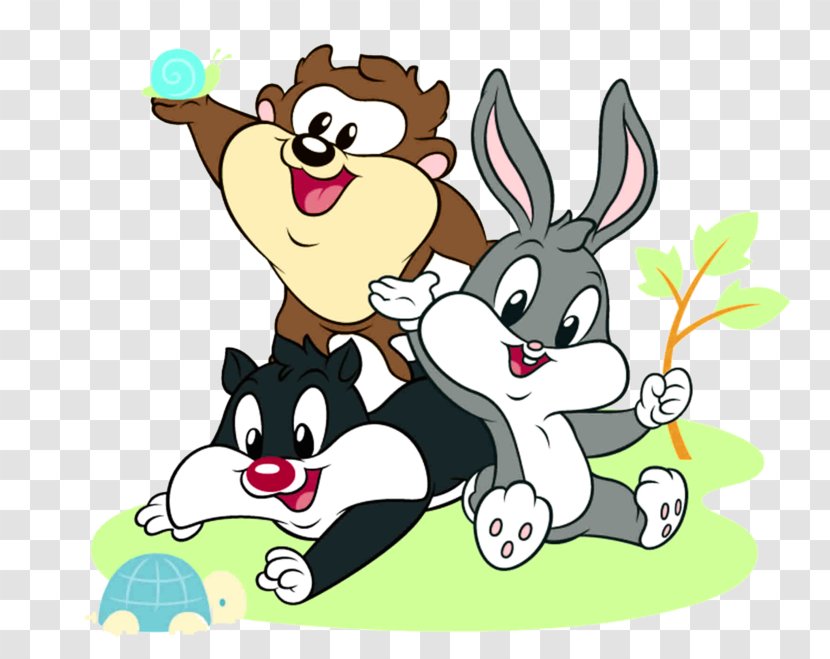 Tweety Tasmanian Devil Bugs Bunny Daffy Duck Sylvester - Heart - Looney Tunes Clipart Transparent PNG