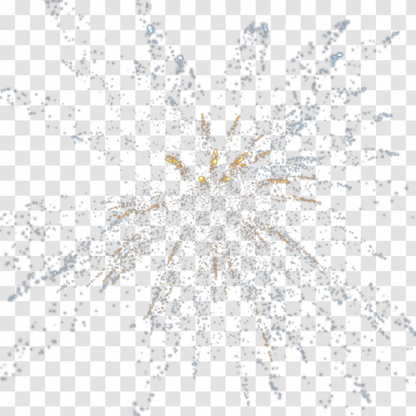 White Snowflake Black Lace Pattern - Fireworks Transparent PNG