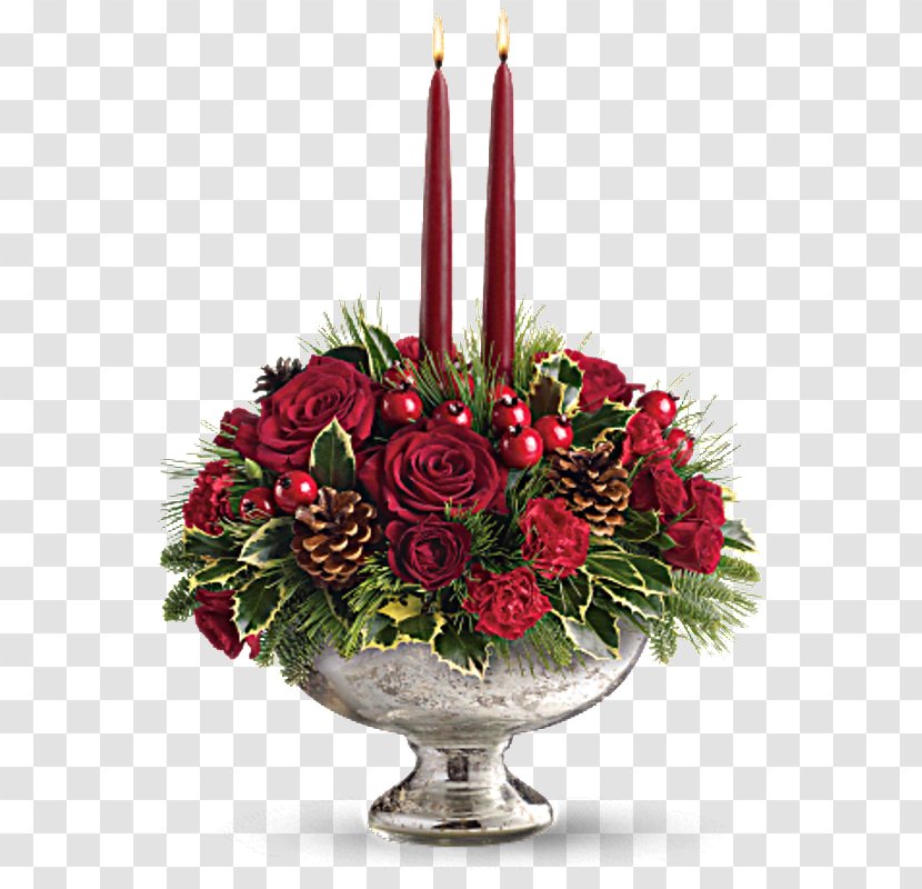 Christmas Tree Red - Joulukukka - Rose Order Hydrangea Transparent PNG