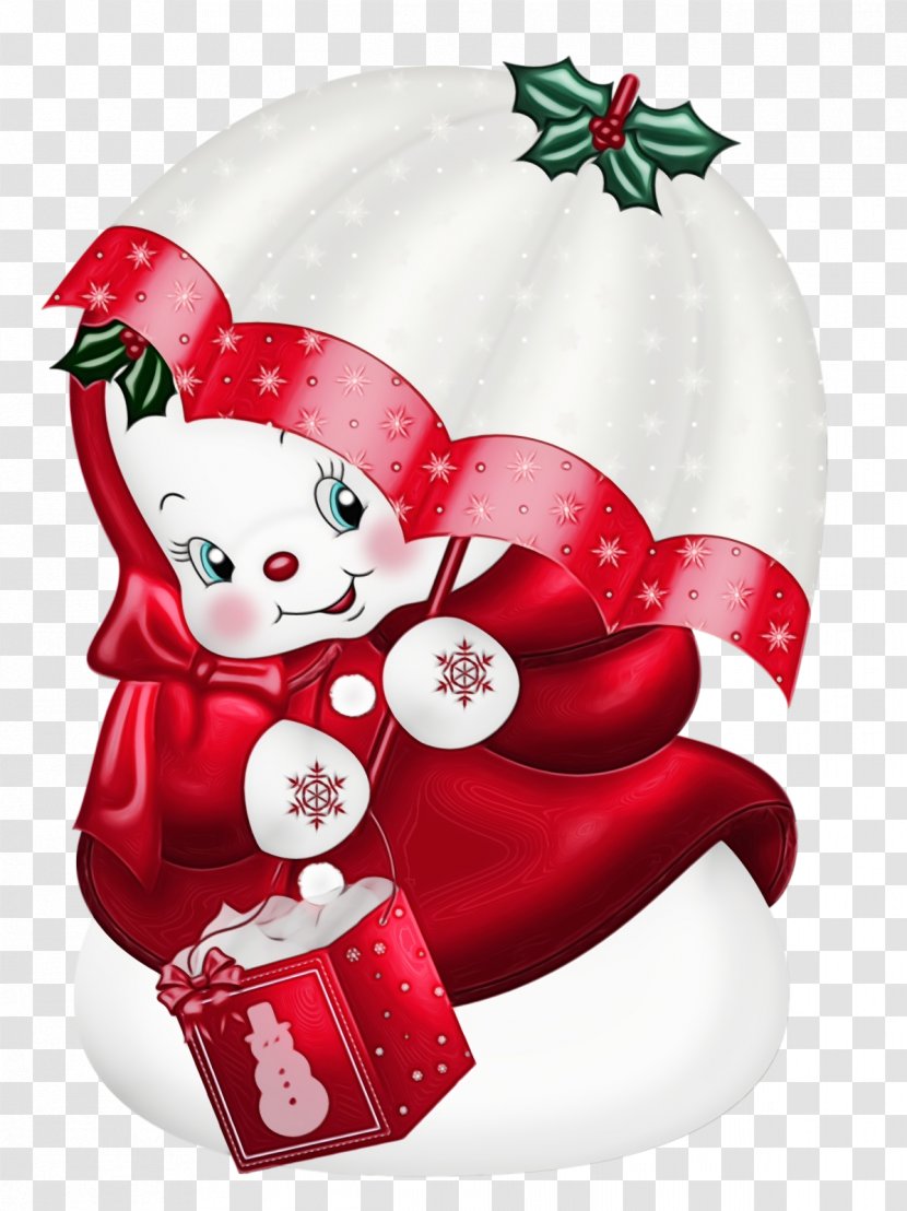Snowman - Christmas Eve Red Transparent PNG
