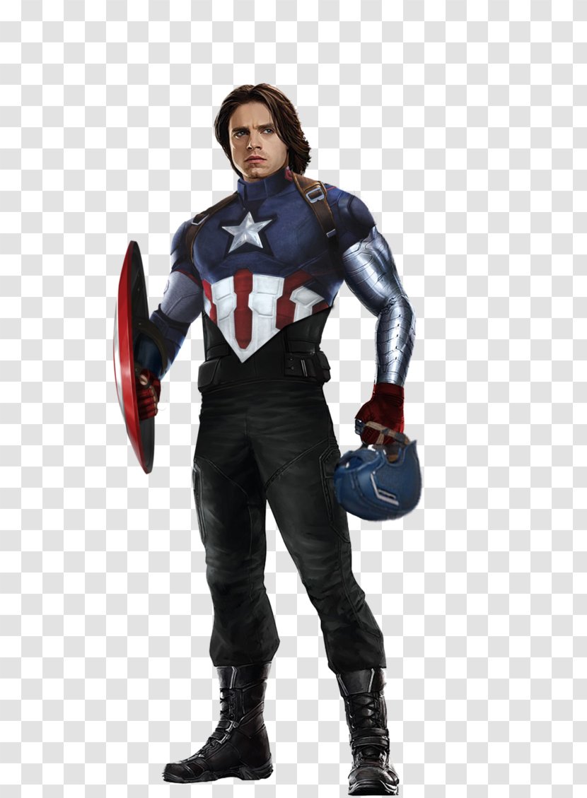 Bucky Barnes Captain America Falcon Deadpool Marvel Cinematic Universe - Costume Transparent PNG