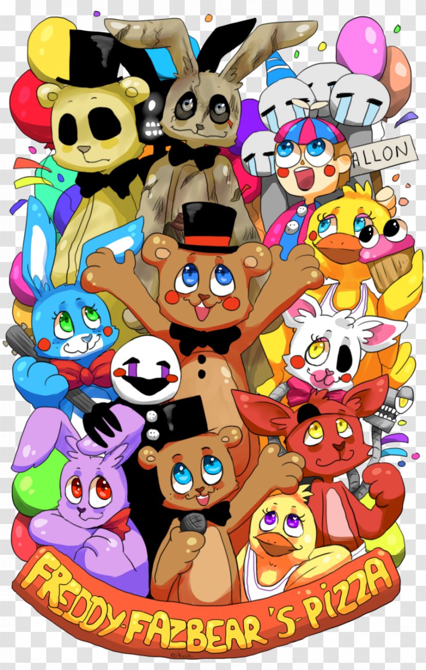 Five Nights At Freddy's 2 Freddy's: Sister Location Fan Art - Drawing - Fnaf 1000 Transparent PNG