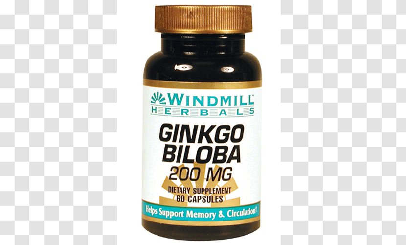 Dietary Supplement Ginkgo Biloba Health Capsule Food Transparent PNG