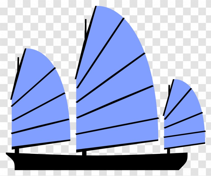 Sailing Ship Watercraft Junk Sail Plan - Barque Transparent PNG