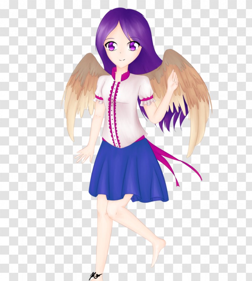 Fairy Long Hair Figurine Purple 02PD - Cartoon - Circolo Del Partito Democratico Di MilanoFairy Transparent PNG