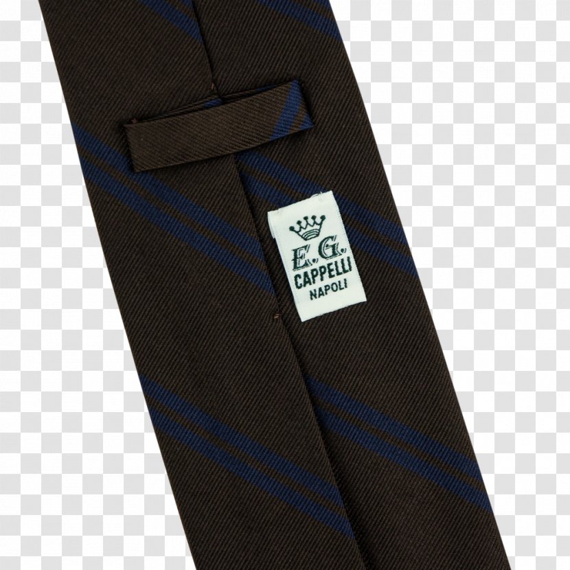 Product Design Cobalt Blue Necktie - Electric - Brown Stripes Transparent PNG
