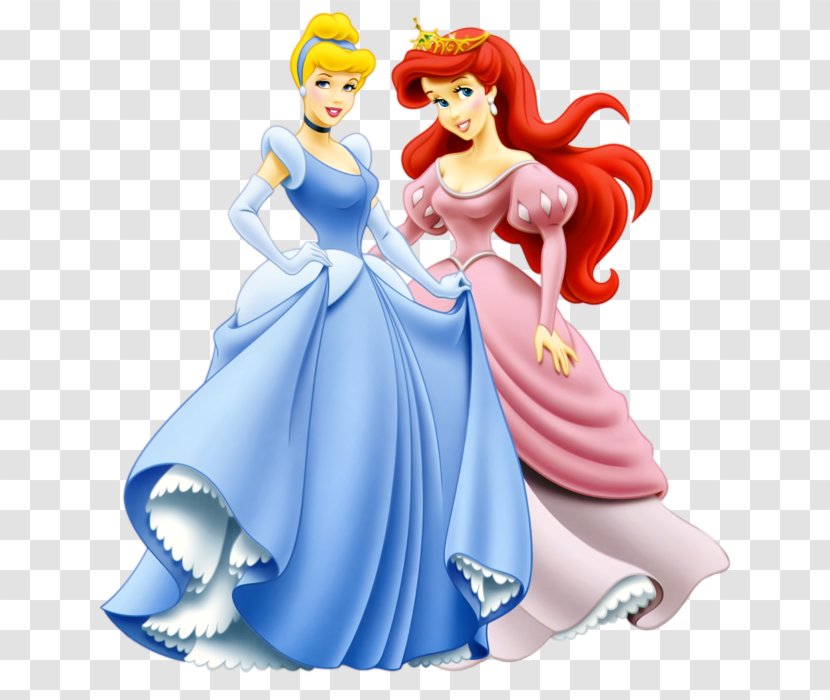 Ariel Cinderella Belle Princess Aurora Rapunzel - Fictional Character - Disney Princesses Transparent PNG