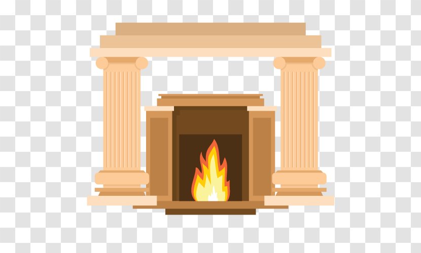 Furnace Fireplace Hearth Euclidean Vector - Column - Stove Transparent PNG