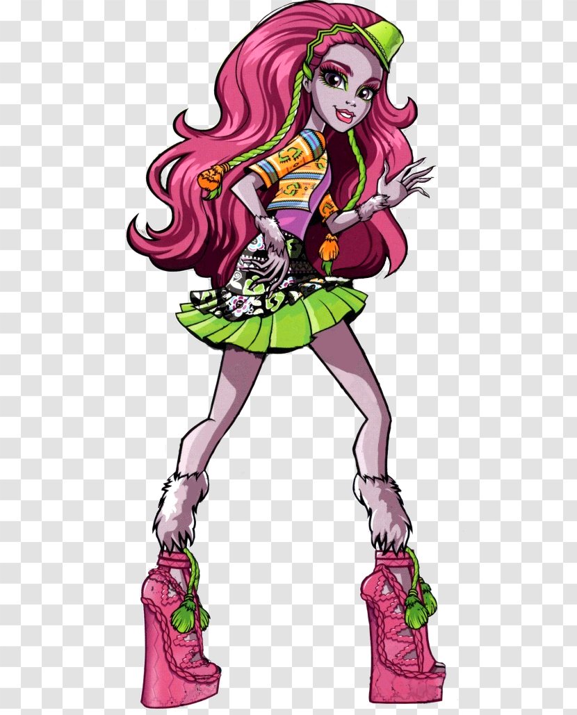 Monster High Doll Frankie Stein Frankenstein - Cartoon - Daughter Transparent PNG