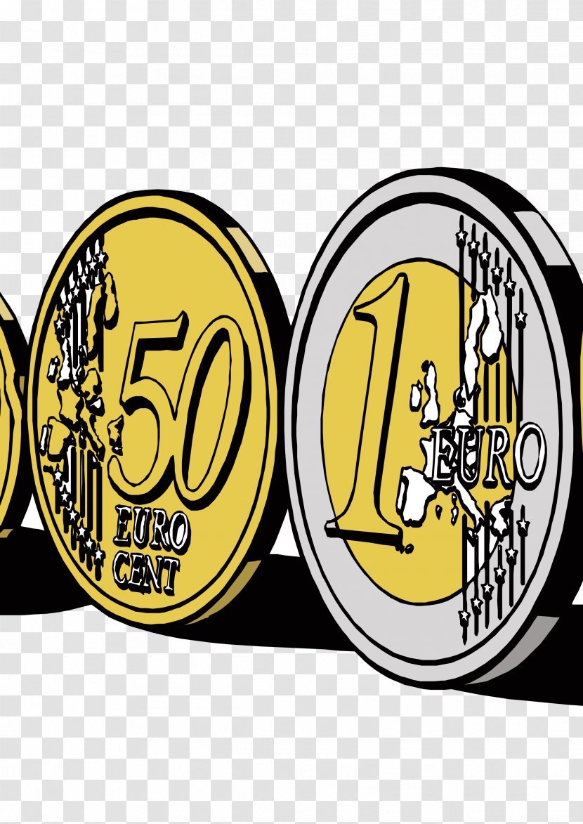 1 Cent Euro Coin Coins Sign Clip Art - Bank Transparent PNG