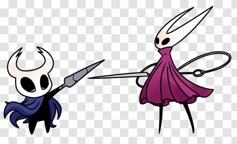 DeviantArt Fan Art - Violet - Hollow Knight Transparent PNG