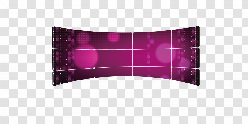 Display Device Curved Screen - Computer Graphics - Purple TV Transparent PNG