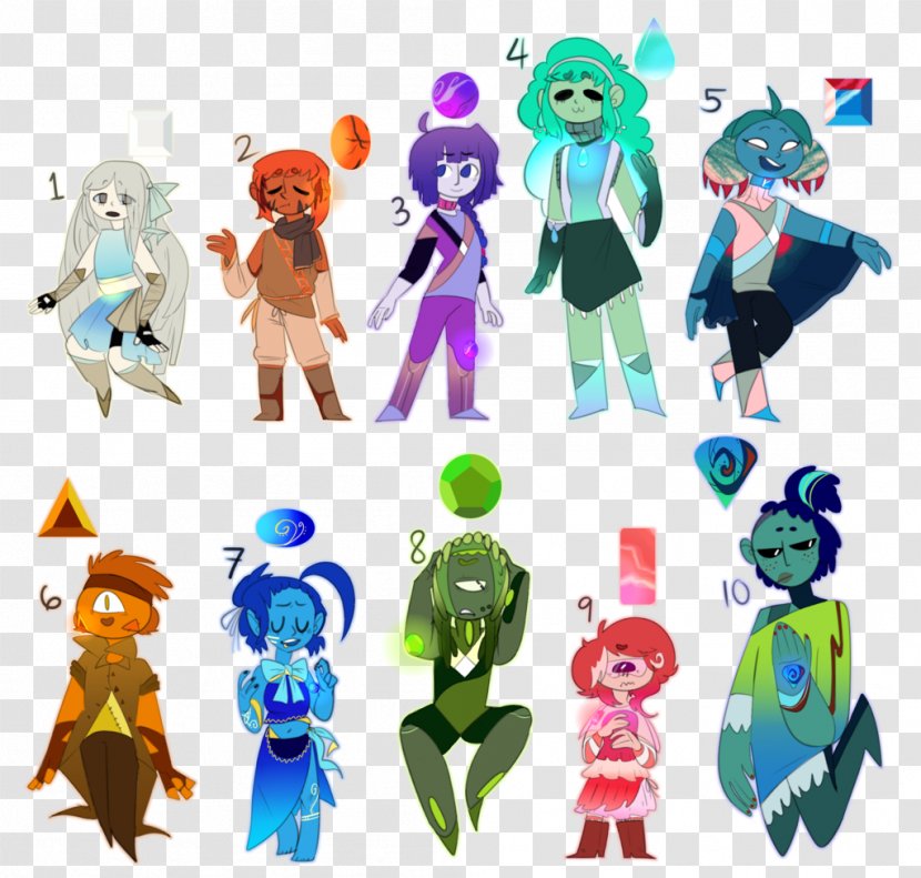 Gemstone Pyrope Art Figurine Character Transparent PNG