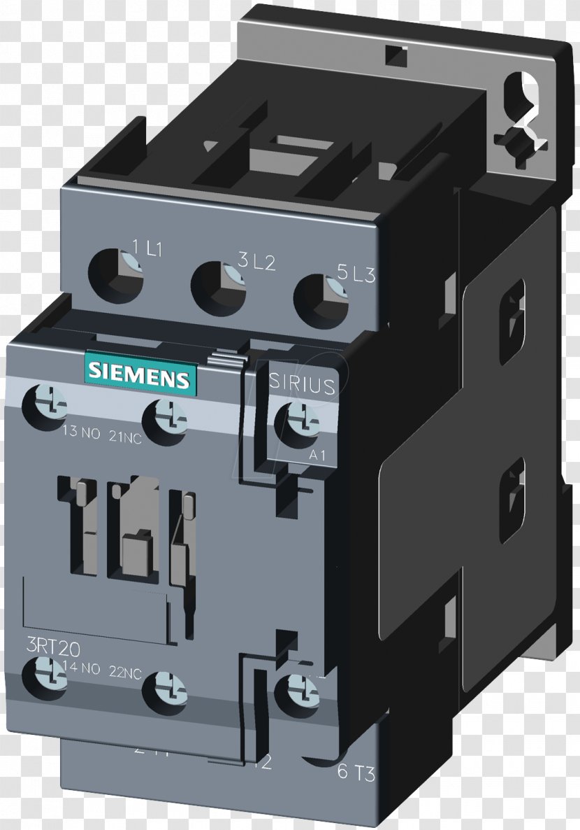 3RT SIEMENS Contactor:3-pole Mains Electricity Siemens 3RH21401A - Circuit Breaker - AC Contactor Transparent PNG