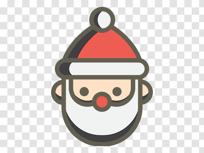 Santa Claus Christmas Emoji Icon - Father - Avatar Transparent PNG