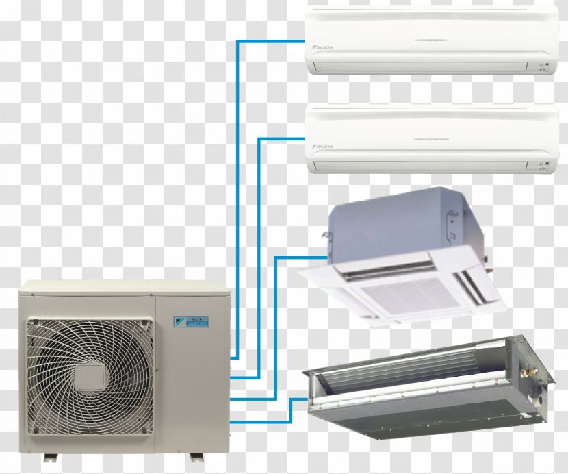 Air Conditioning Daikin Heat Pump Conditioner - Industry - Hvac Transparent PNG