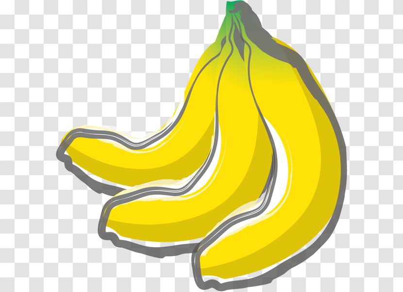 Cooking Banana Clip Art - Yellow - Fruit And Vegetable Dishes Transparent PNG