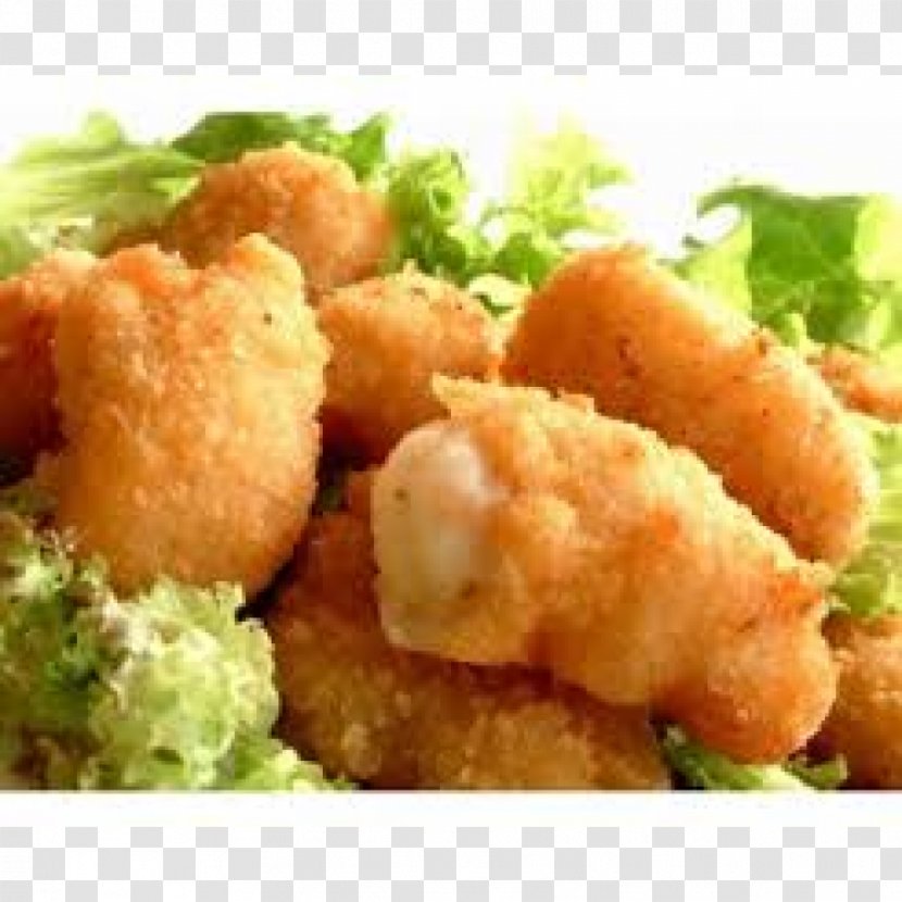 Fish And Chips Breaded Cutlet Fried Chicken Tartar Sauce Scampi - Seafood Transparent PNG
