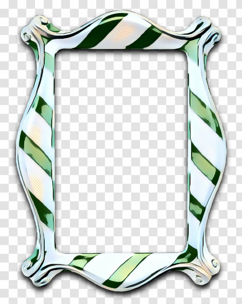 Retro Frame - Text - Rectangle Green Transparent PNG