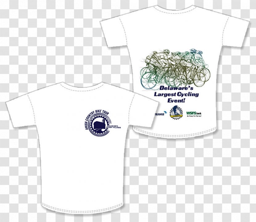 T-shirt Jenn Wells Design Amish Country Bike Tour Cycling Jersey - Delaware - T Shirt Pattern Transparent PNG