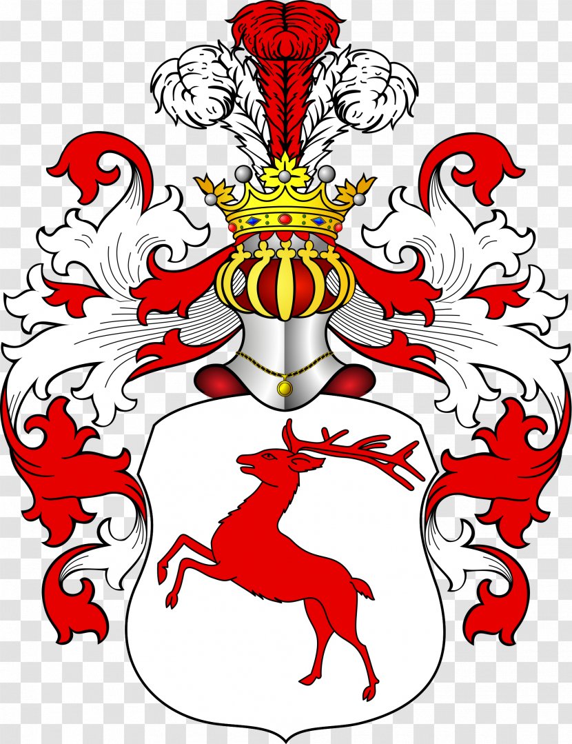Poland Sandrecki Coat Of Arms Polish Heraldry Ślepowron - Black And White - Family Transparent PNG