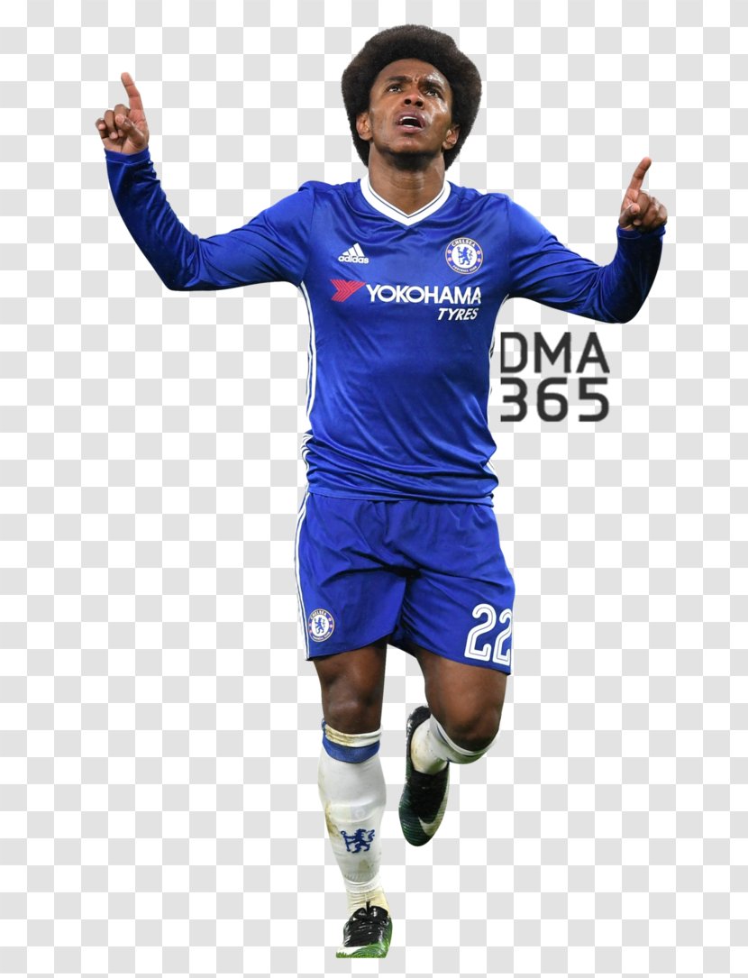 Willian Chelsea F.C. Football Player Jersey Transparent PNG