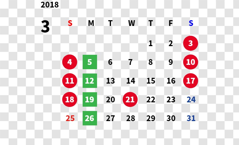 Number Line Point Brand Calendar - Red Transparent PNG