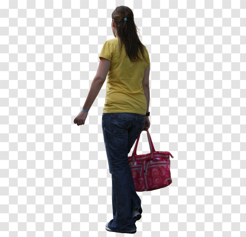 Handbag Shoulder Jeans Denim Shoe - Female - Har Gow Transparent PNG
