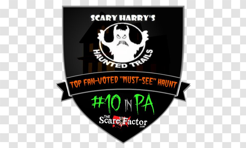 Homer City Scary Harry's Haunted Trails LLC Logo Font - Brand - Town Transparent PNG