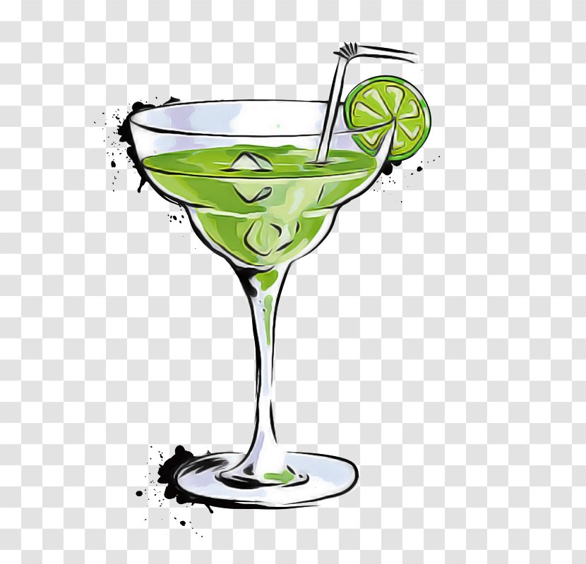 Drink Martini Glass Cocktail Garnish Alcoholic Beverage - Appletini Drinkware Transparent PNG