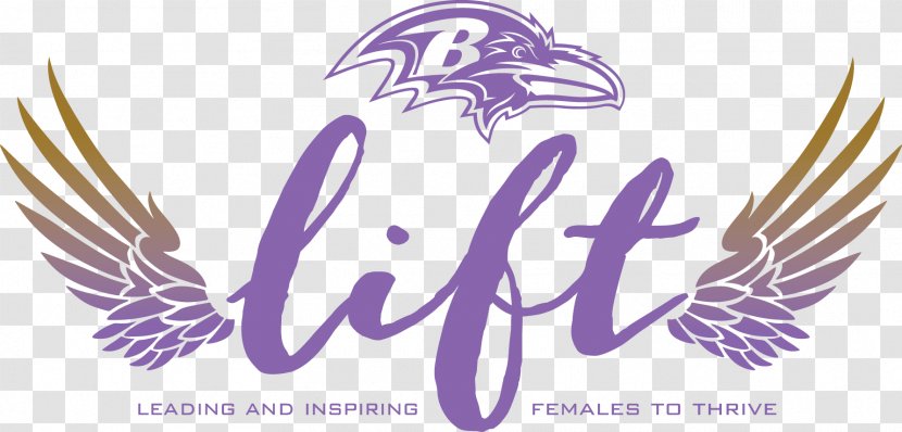 Baltimore Ravens Logo The Font - Fiction - 2018 Season Transparent PNG