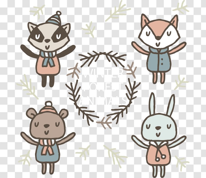 Clip Art - Animal - Forest Animals Transparent PNG