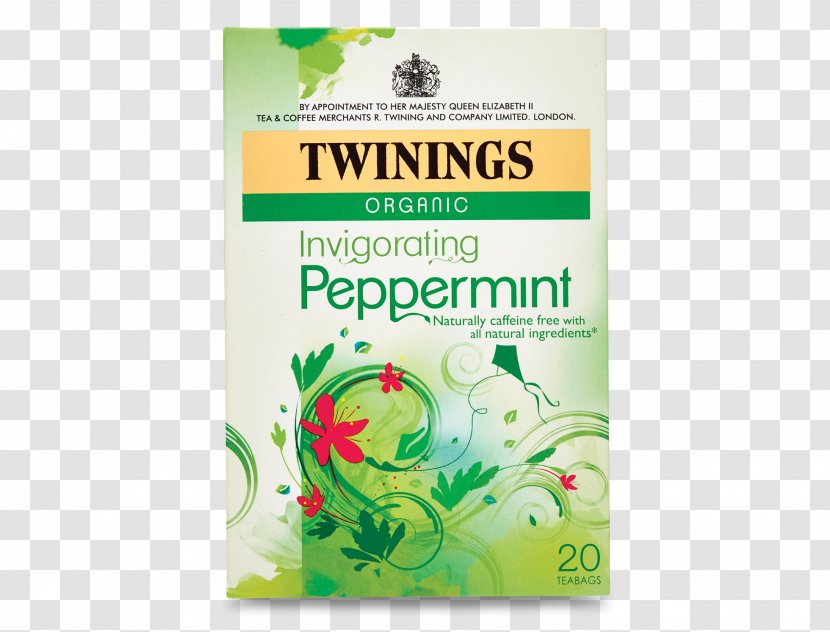 Green Tea Peppermint Earl Grey Bag - Typhoo Transparent PNG