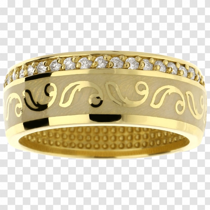 Bangle Gold Silver Wedding Ring Bling-bling Transparent PNG