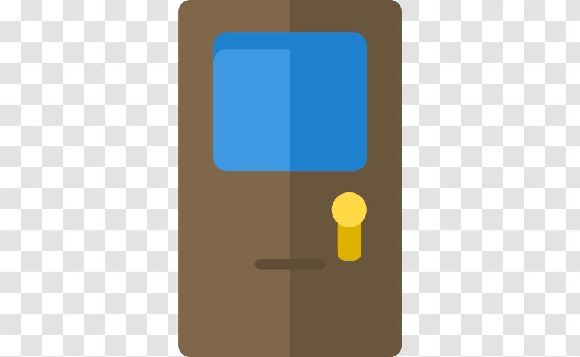 Rectangle Yellow Door - House Transparent PNG