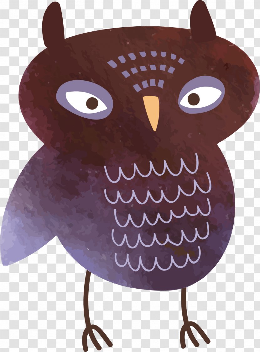 Parrot - Cartoon - Vector Hand-painted Brown Transparent PNG