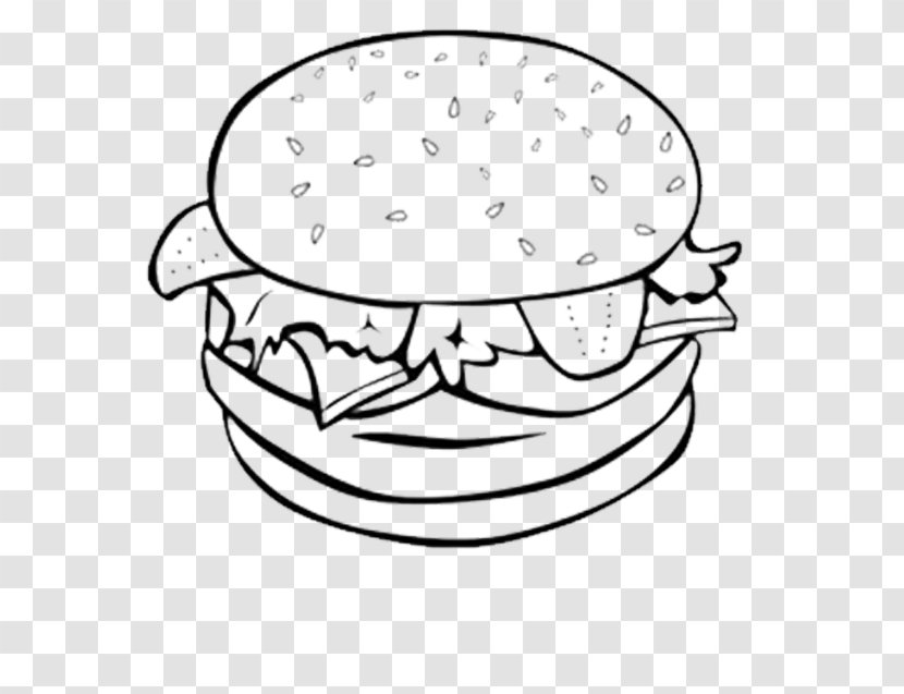Coloring Book Food Snack Colouring Pages - Child - Junk Transparent PNG