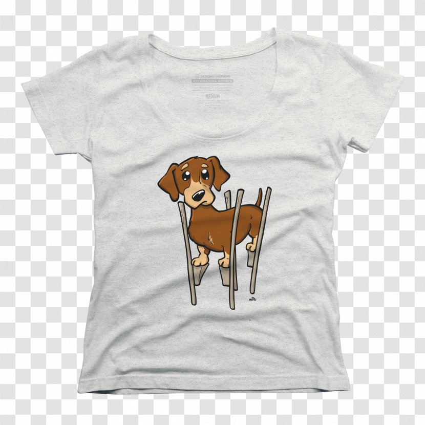 Standard Poodle Italian Greyhound Toy Hair T-shirt - Top - Dachshund Cartton Transparent PNG