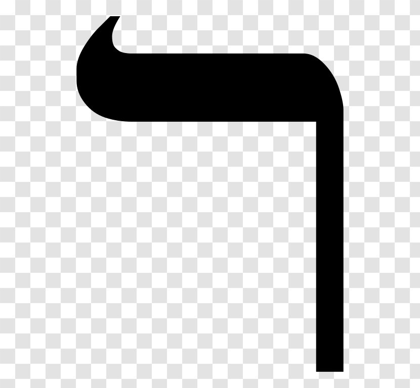 Resh Hebrew Alphabet Reesj Letter - Ra Transparent PNG