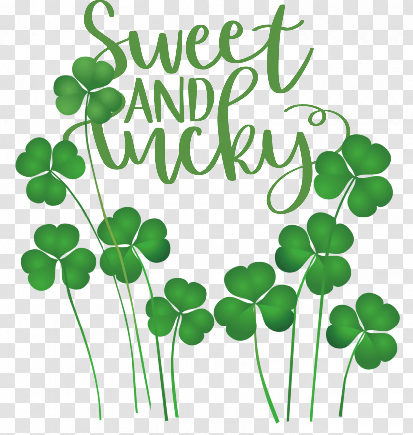 Sweet And Lucky St Patricks Day Transparent PNG