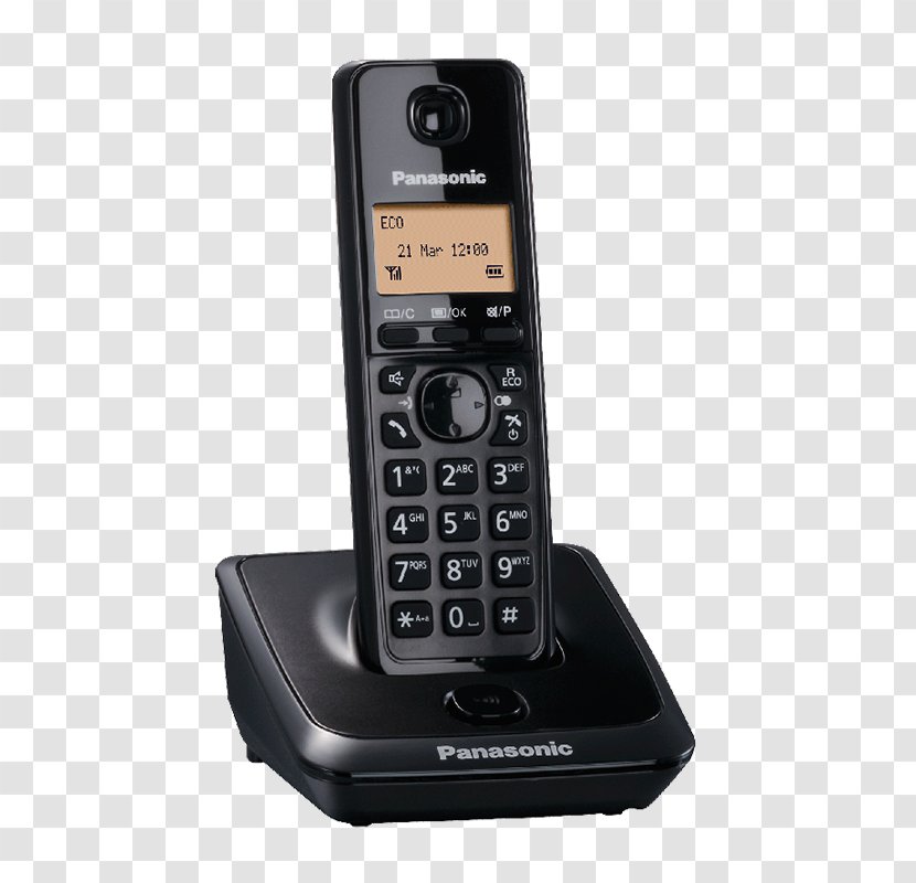 Digital Enhanced Cordless Telecommunications Telephone Panasonic Home & Business Phones Transparent PNG