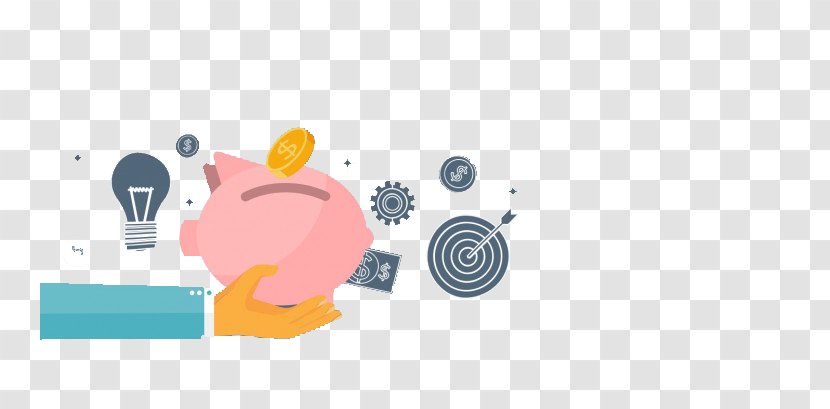 Piggy Bank - Animation - Holding Transparent PNG